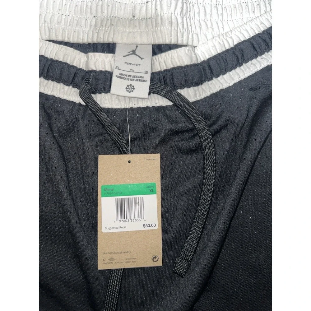 Nike Mens AIR Jordan Men's Dri-Fit Diamond Shorts Black Size X-Large Read